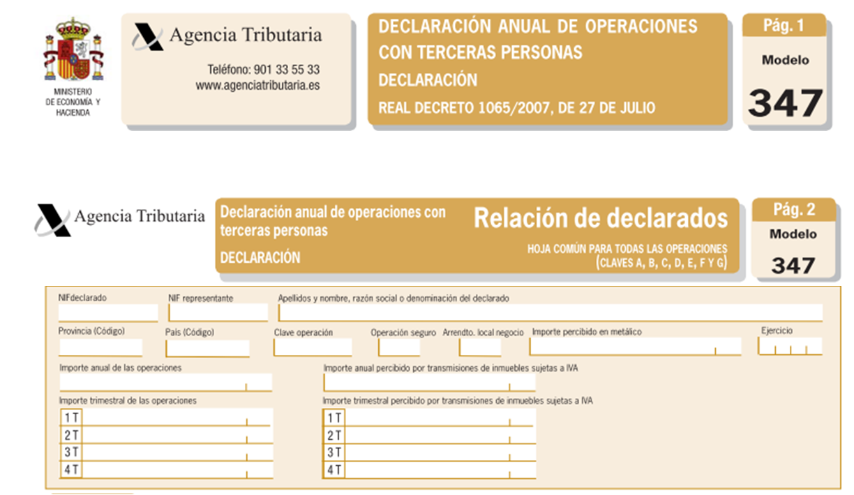 Detalle desglose trimestral